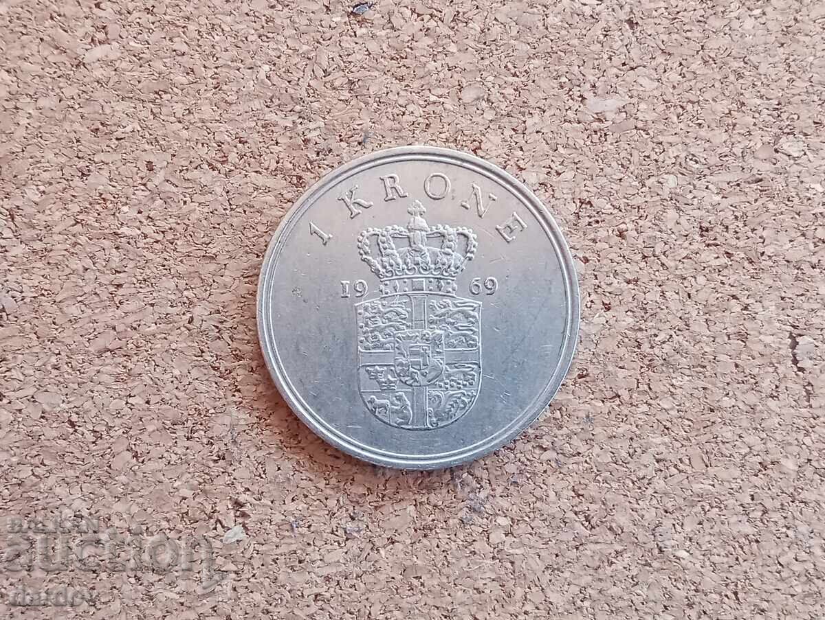 Sweden 1 Krona 1969 Sweden 1 Krona 1969