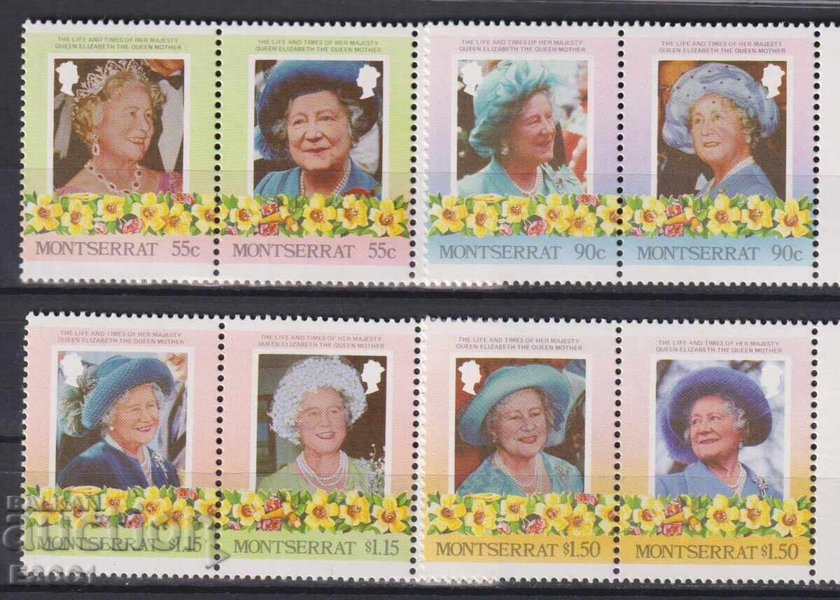 Clean stamps Queen Mother 1985 from Montserrat Clean stamps Queen Mother 1985 from Montserrat