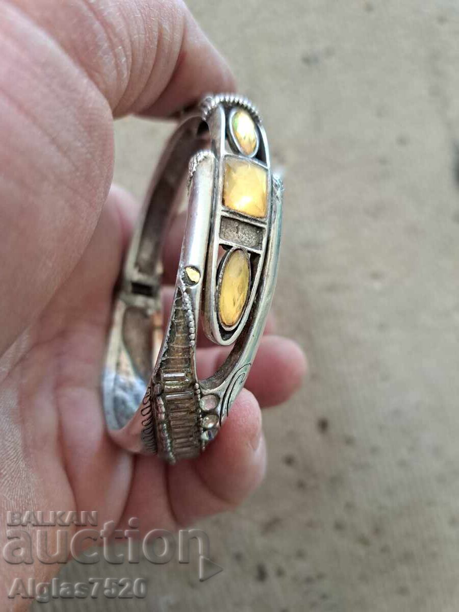 Silver plated bracelet