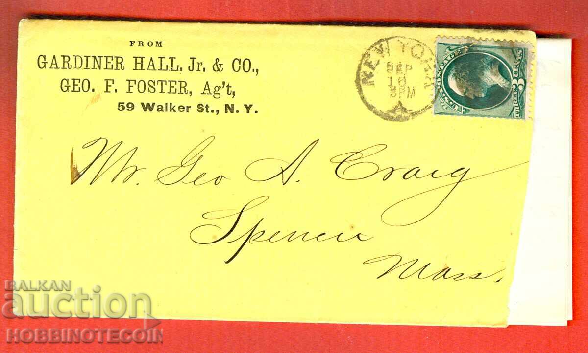 SUA plic călătorit cu 3 CENȚI verzi - 6 - cu scrisoare SUA plic călătorit cu 3 CENȚI verzi - 6 - cu scrisoare