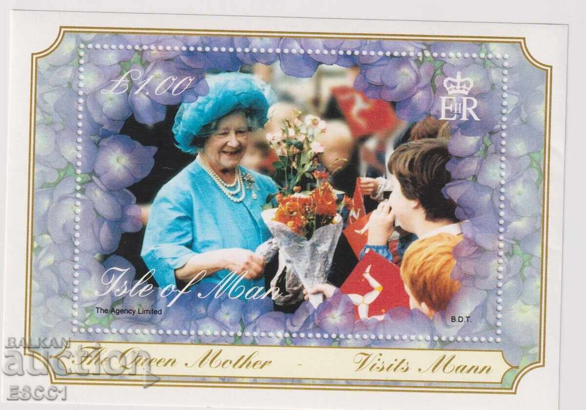 Καθαρό μπλοκ Βασιλομήτορος 2000 από Νήσο Μαν