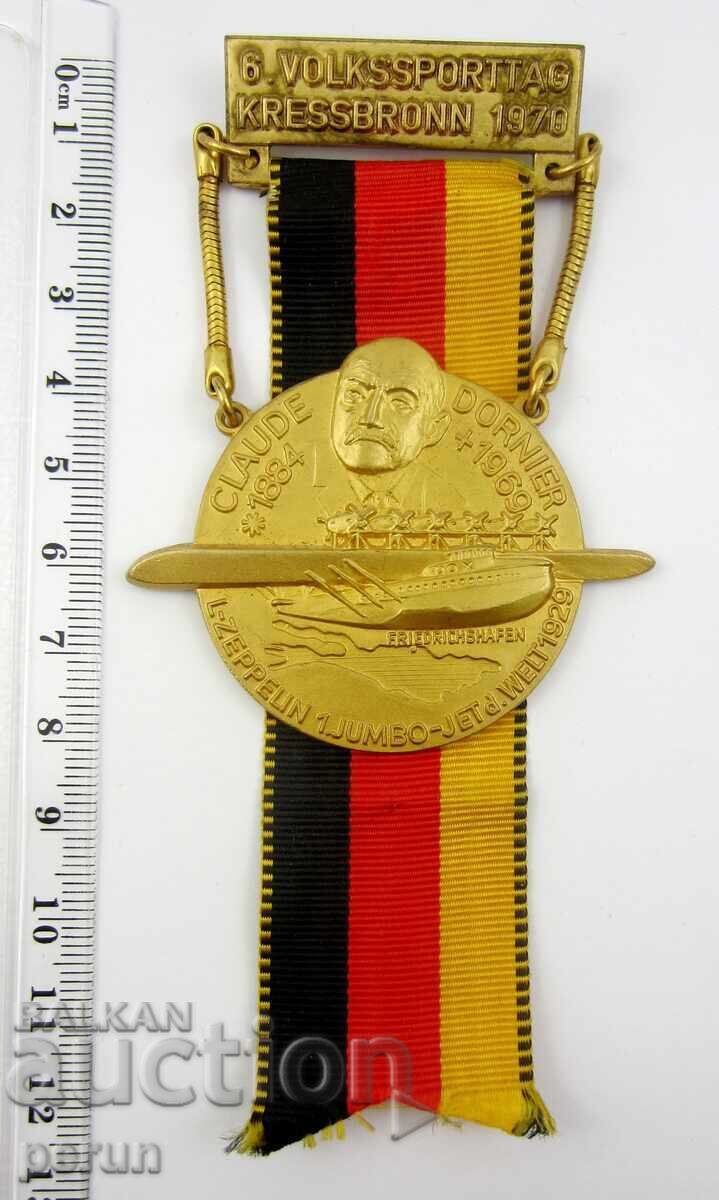 Auction People's Sport - Germany 1970 - Commemoration of K. Dornier - Airplanes Auction People's Sport - Germany 1970 - Commemoration of K. Dornier - Airplanes