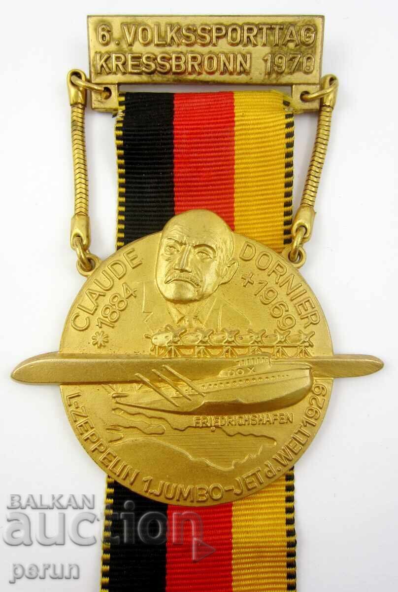 People's Sport - Germany 1970 - Commemoration of K. Dornier - Airplanes People's Sport - Germany 1970 - Commemoration of K. Dornier - Airplanes