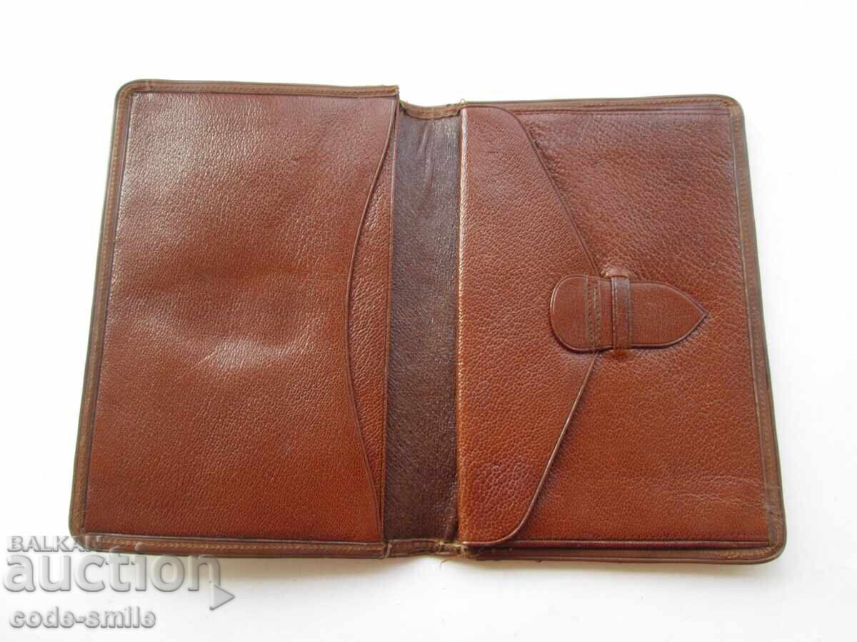 Art Deco vintage men's leather wallet with decoration - 7 Art Deco vintage men's leather wallet with decoration - 7