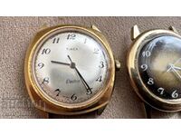 Lot ceasuri electromecanice placate cu aur TIMEX
