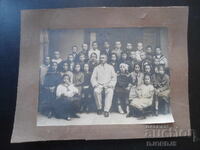 Old photo, cardboard