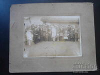 Old photo, cardboard