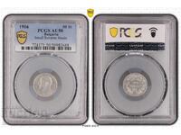 50 Stotinki 1916 Bulgaria - AU50 by PCGS