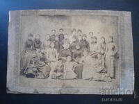 Old photo, cardboard