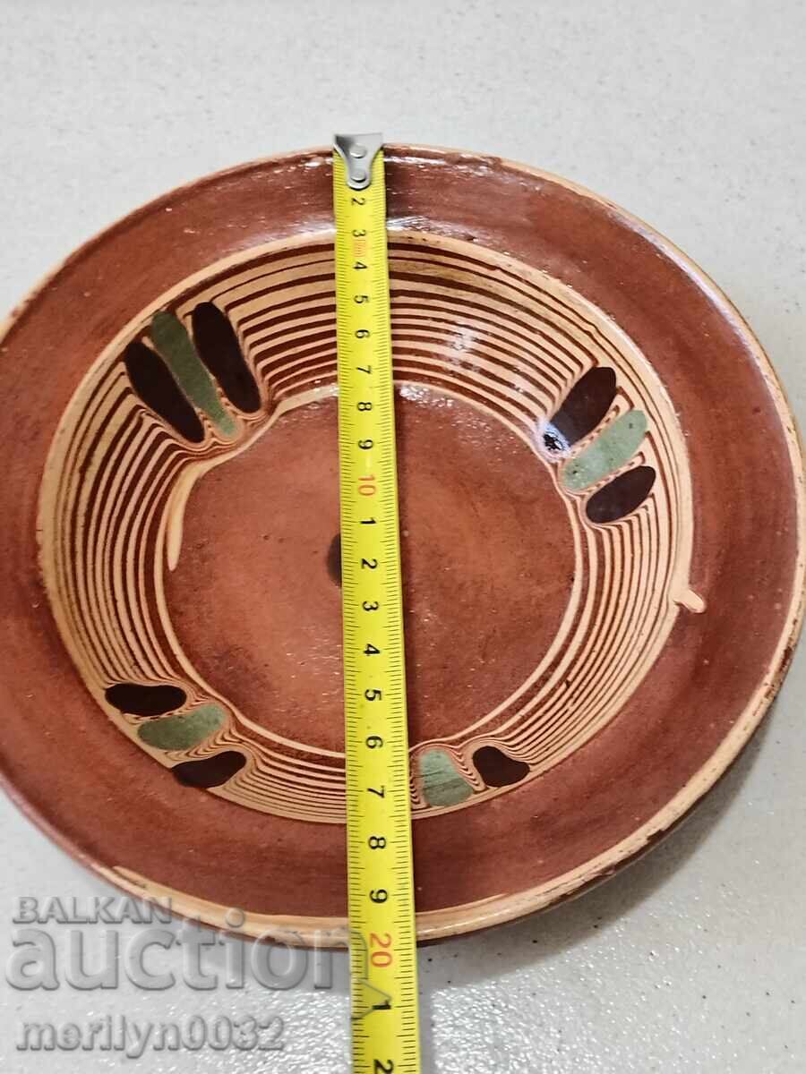 Auction  Old clay pot, pottery, plate