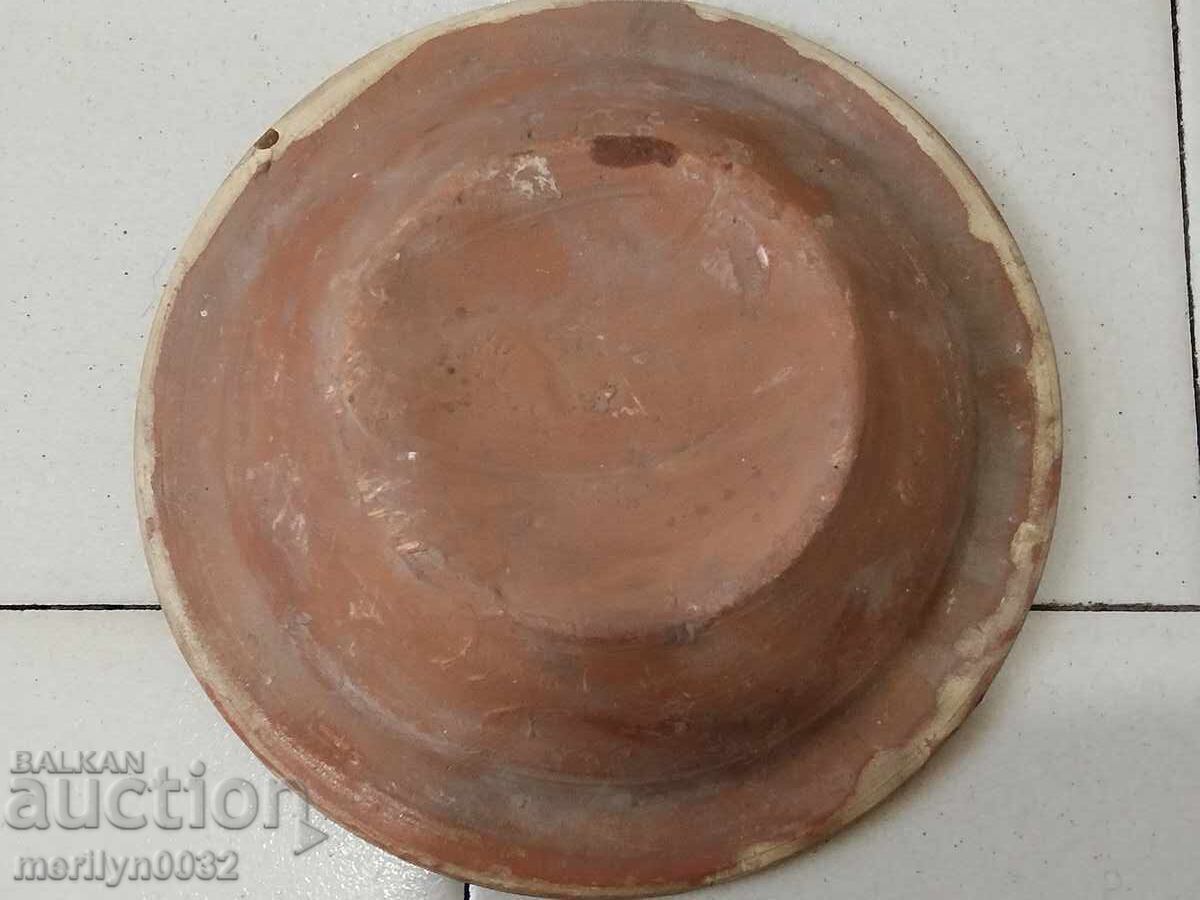 Old clay pot, pottery, plate - 5