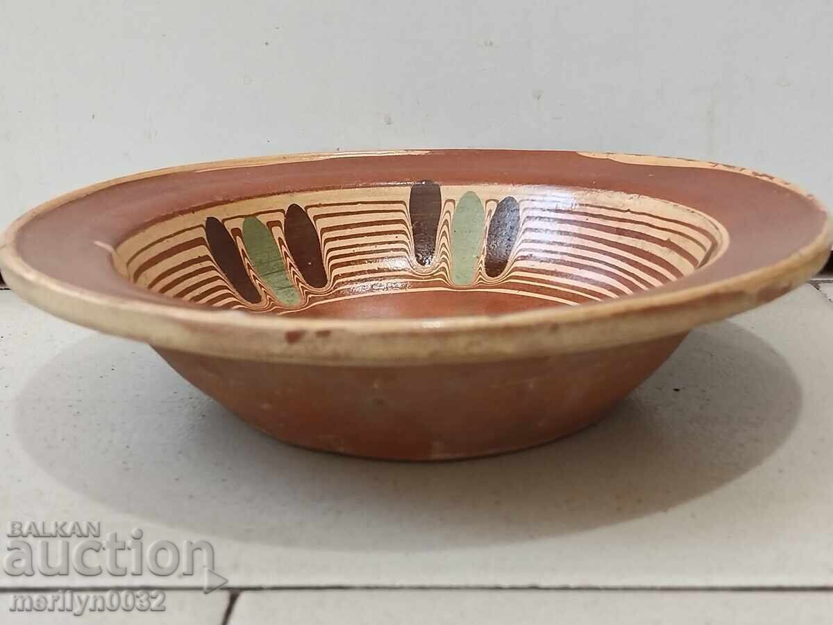 Old clay pot, pottery, plate - 7