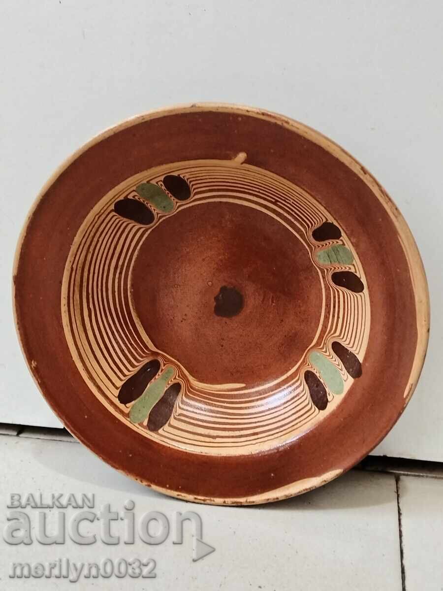 Old clay pot, pottery, plate