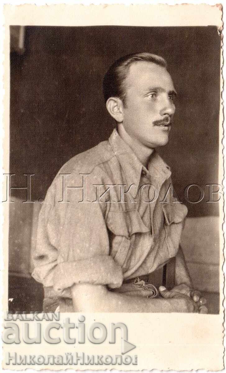 1944 POZĂ VECHE SATUL POTOP SERGENT DE CÂMP ȘCOLAR D573