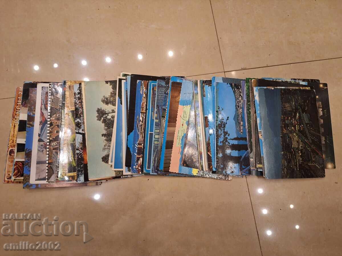 Postcards 80pcs from around the world 1965-1975 01 Postcards 80pcs from around the world 1965-1975 01