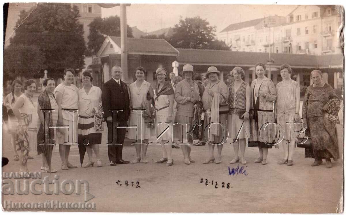 1927 FOTOGRAFIE VECHE CEHIA BRNO EMIGRANȚI BULGARI D578