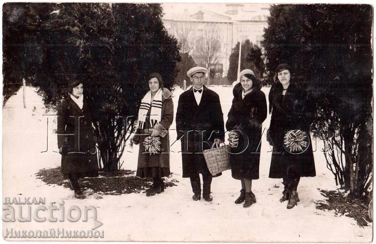 1932 FOTOGRAFIE VECHE BULGARI ÎN GIURGIU ROMÂNIA D580