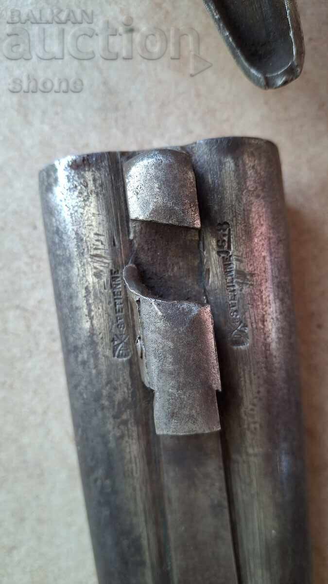 Hunting, shotgun, double-barreled, with chokes, with a firing pin, with a safety, with a lever - 5 Hunting, shotgun, double-barreled, with chokes, with a firing pin, with a safety, with a lever - 5