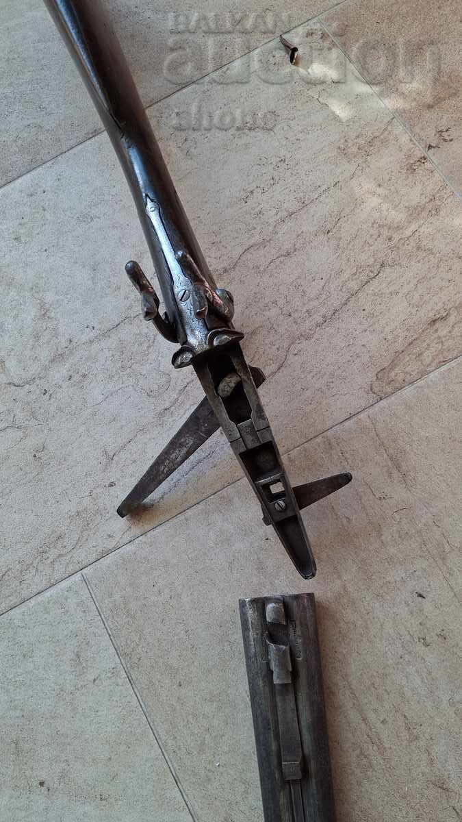 Hunting, shotgun, double-barreled, with chokes, with a firing pin, with a safety, with a lever - 6 Hunting, shotgun, double-barreled, with chokes, with a firing pin, with a safety, with a lever - 6