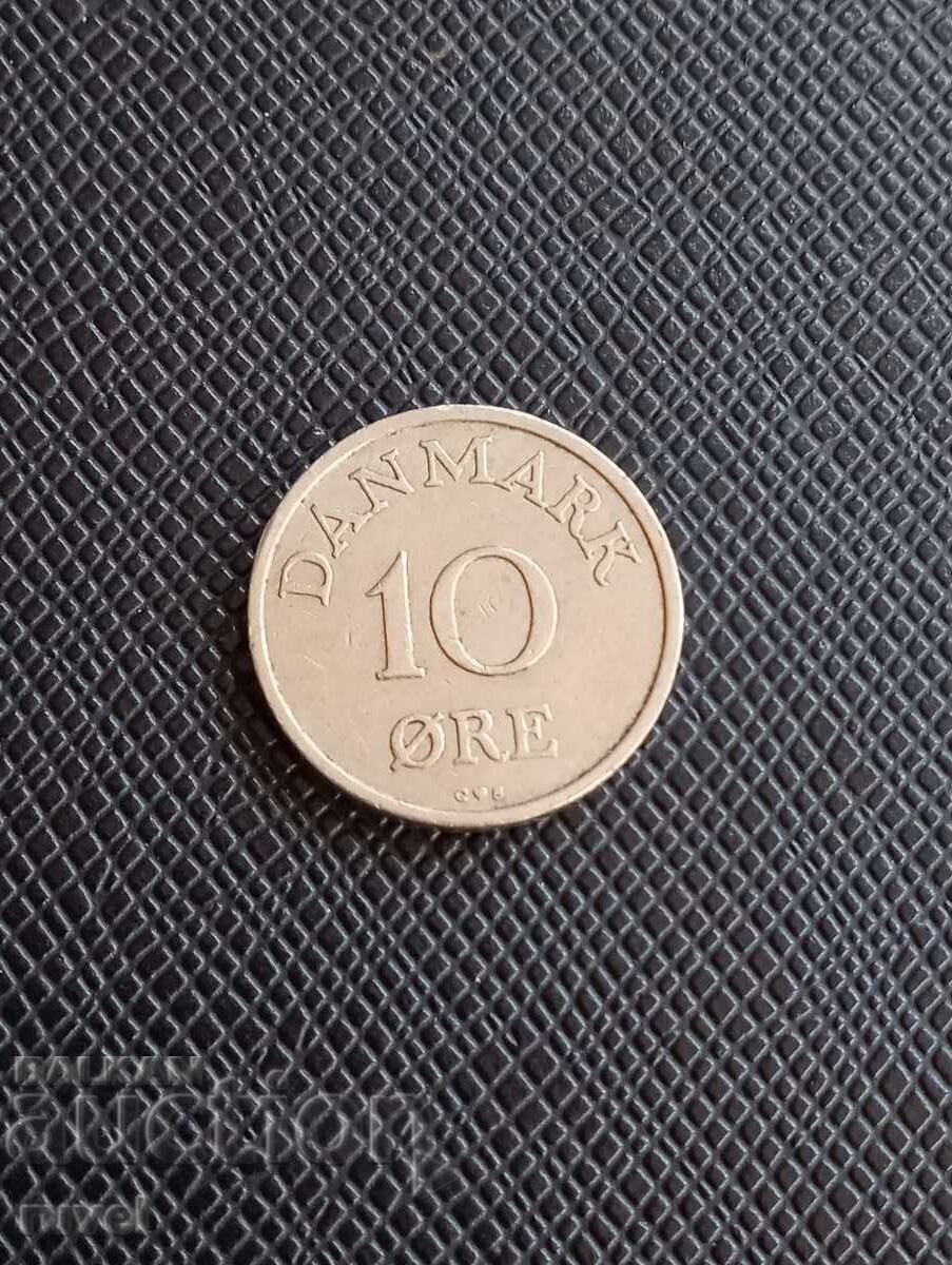 Δανία 10 ορε 1956