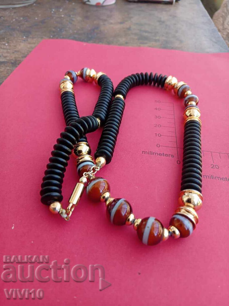 Antique necklace of natural stones, Murano style with price 40.00 BGN | € 20.45 Antique necklace of natural stones, Murano style with price 40.00 BGN | € 20.45