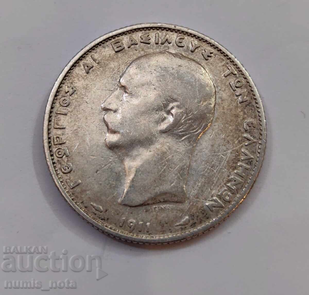 2 δραχμές 1911 Ελλάδα με τιμή 85.00 BGN | € 43.46 2 δραχμές 1911 Ελλάδα με τιμή 85.00 BGN | € 43.46