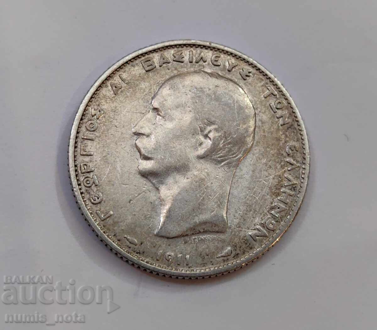 Δημοπρασία 2 δραχμές 1911 Ελλάδα Δημοπρασία 2 δραχμές 1911 Ελλάδα