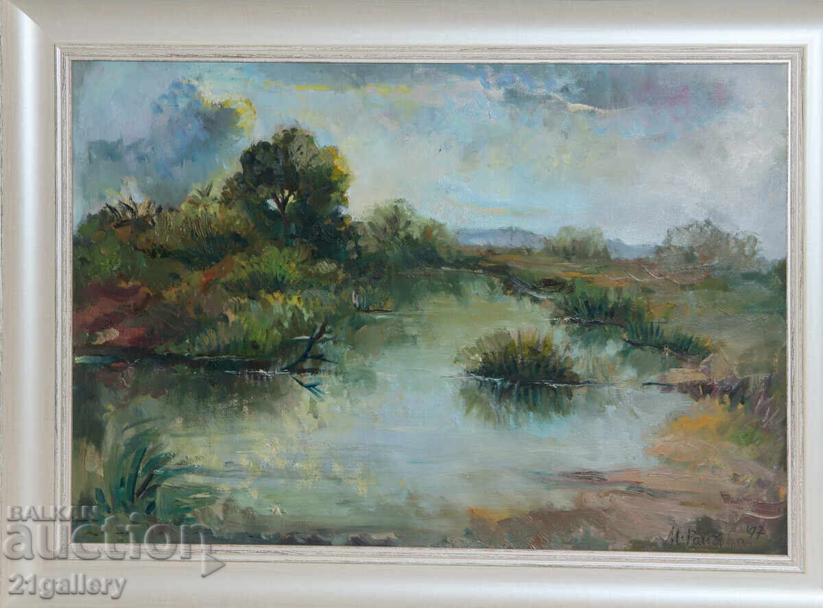 Auction Maria Raycheva, landscape, oil paints 1997 Auction Maria Raycheva, landscape, oil paints 1997