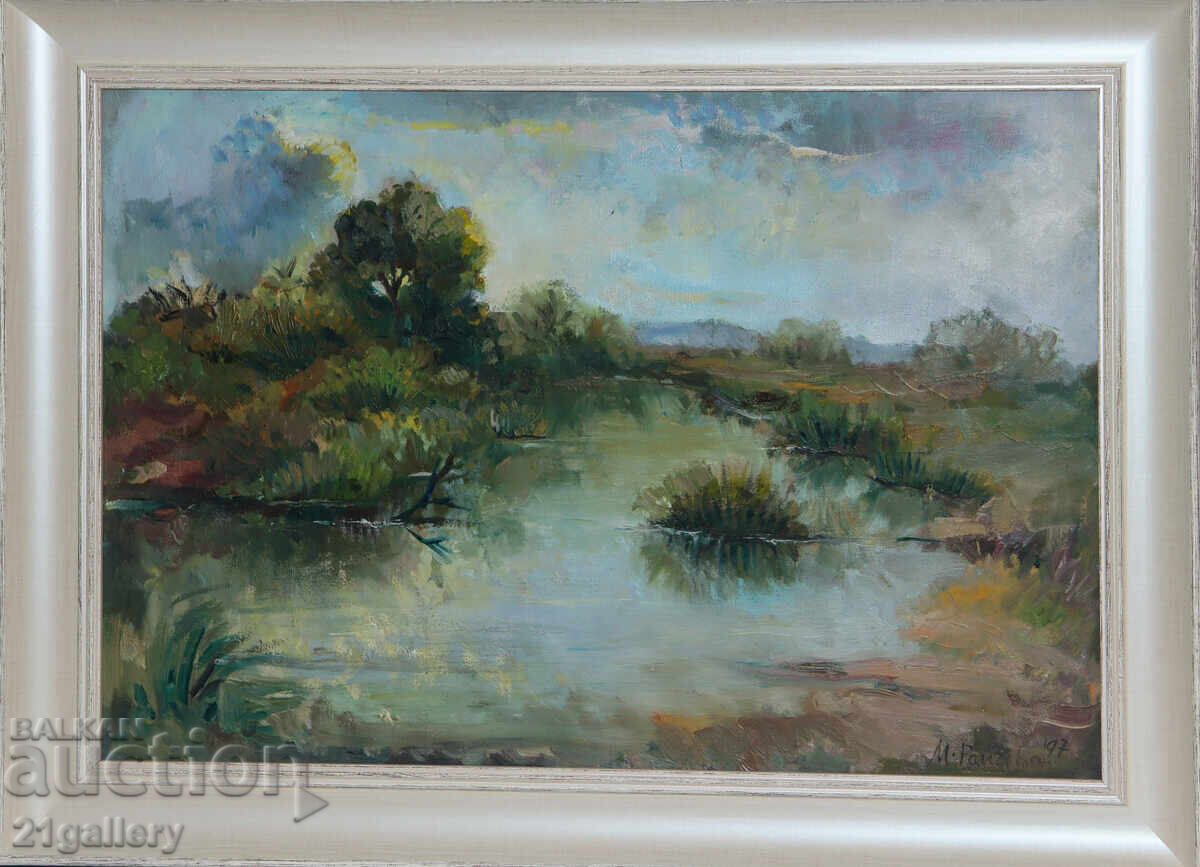 Maria Raycheva, landscape, oil paints 1997 Maria Raycheva, landscape, oil paints 1997