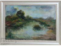 Maria Raycheva, landscape, oil paints 1997