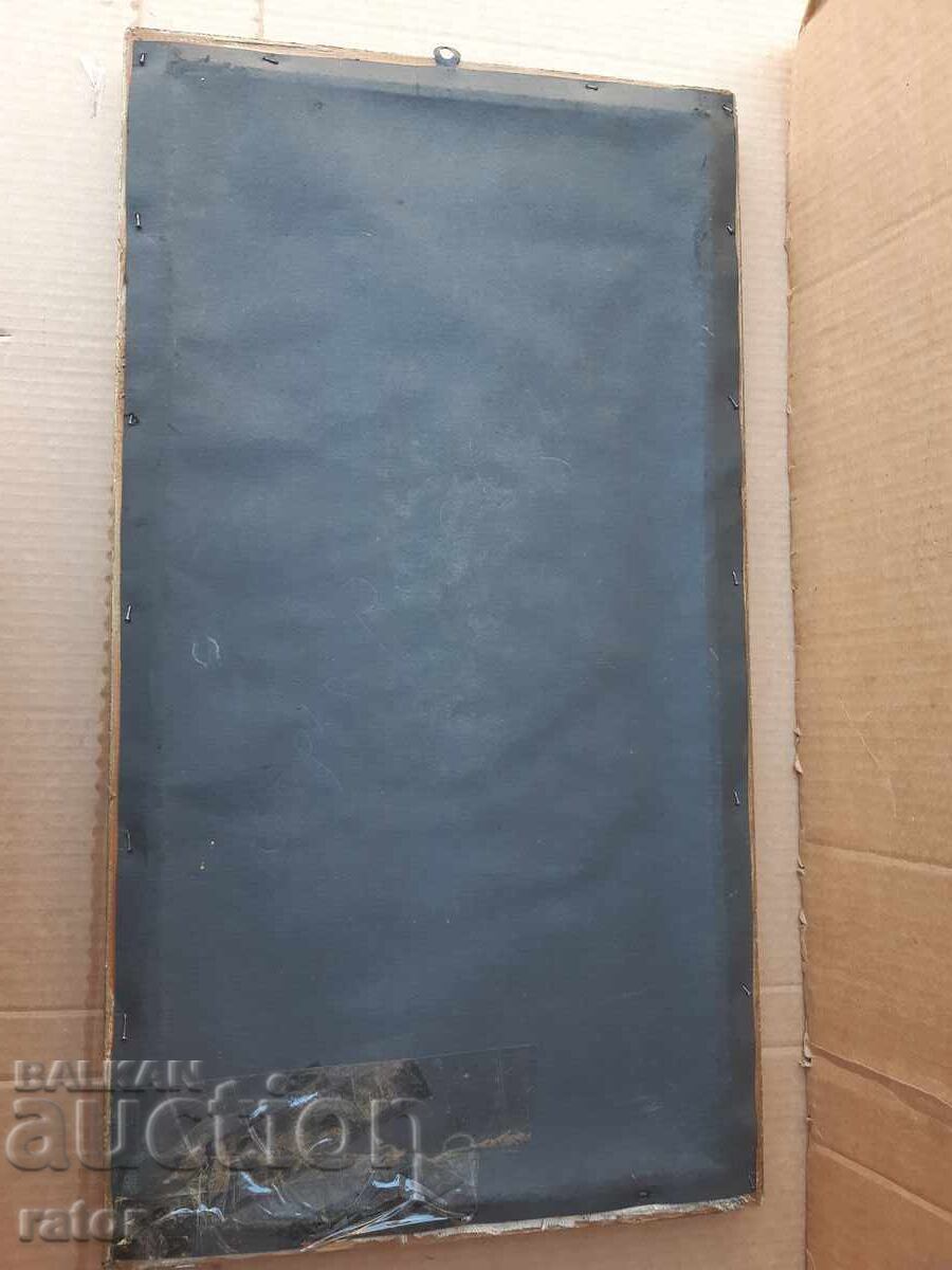 Vechi goblen cusut manual ȚIGANCA DANSÂND CU DAIRA - 6