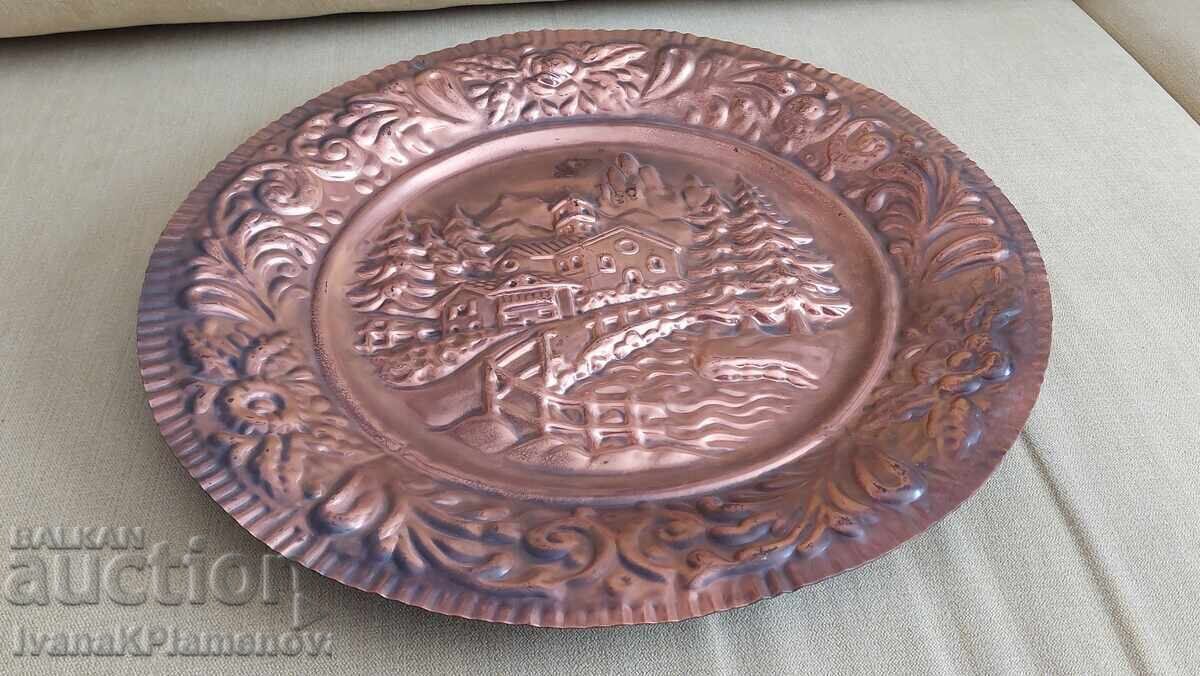 Auction Copper pan for connoisseurs 35cm Auction Copper pan for connoisseurs 35cm