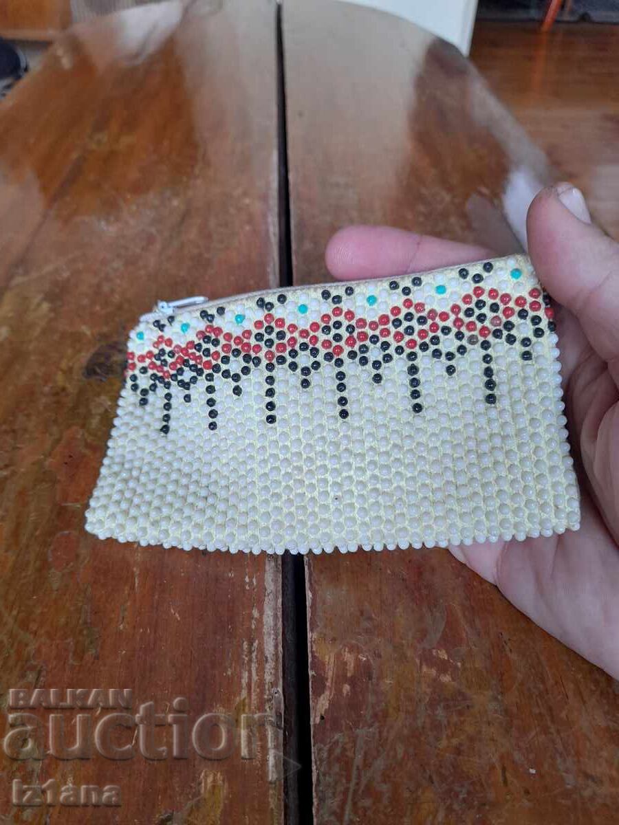 Auction  Old beaded purse