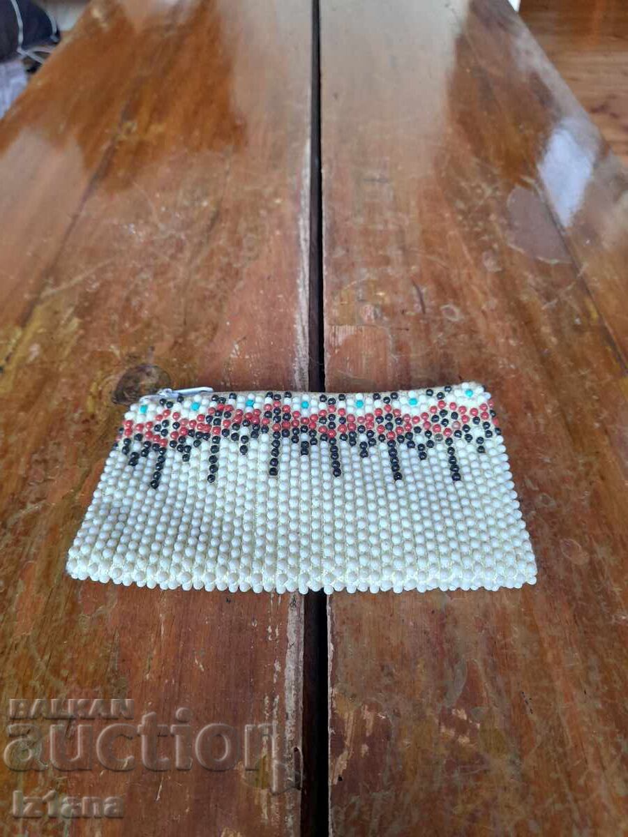Old beaded purse