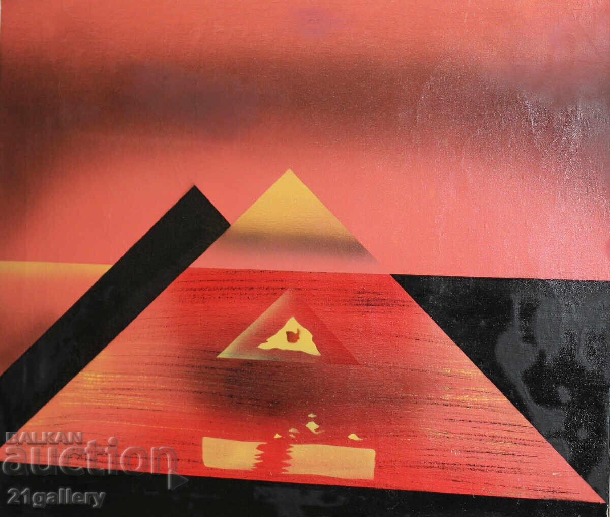 Σύγχρονος πίνακας Αφηρημένη σύνθεση με τιμή 450.00 BGN | € 230.08