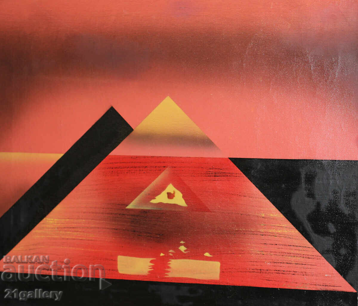 Παράδοση Σύγχρονος πίνακας Αφηρημένη σύνθεση