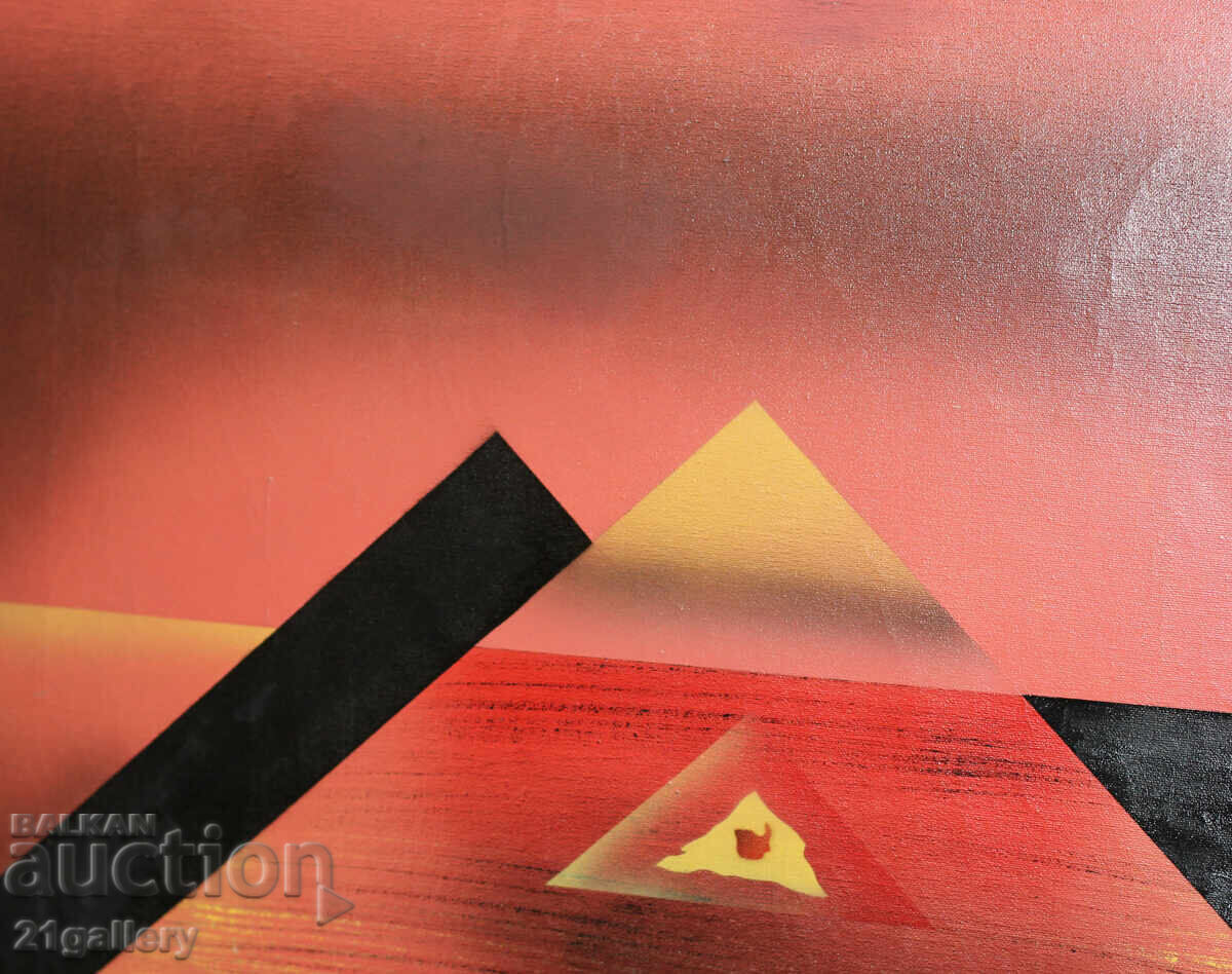 Σύγχρονος πίνακας Αφηρημένη σύνθεση - 5