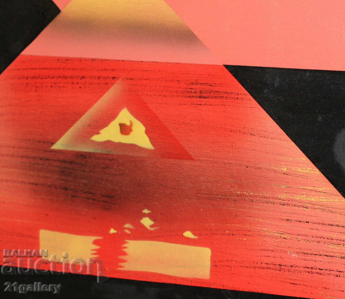 Σύγχρονος πίνακας Αφηρημένη σύνθεση - 6