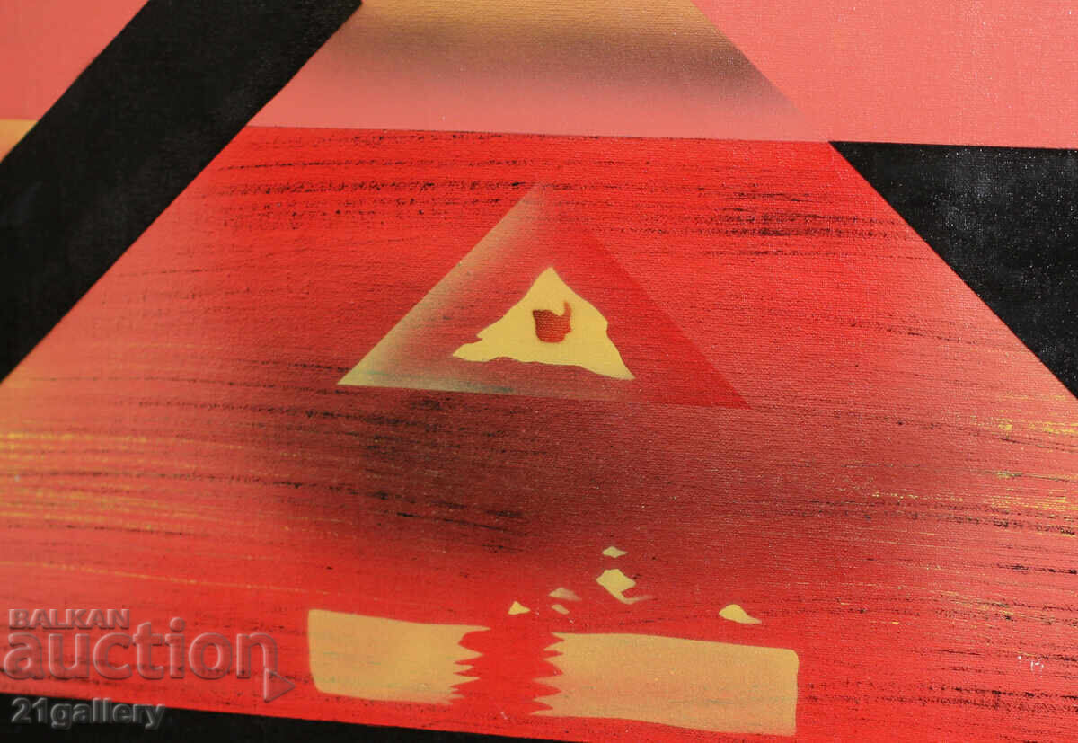 Σύγχρονος πίνακας Αφηρημένη σύνθεση - 7