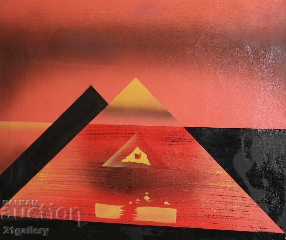 Σύγχρονος πίνακας Αφηρημένη σύνθεση