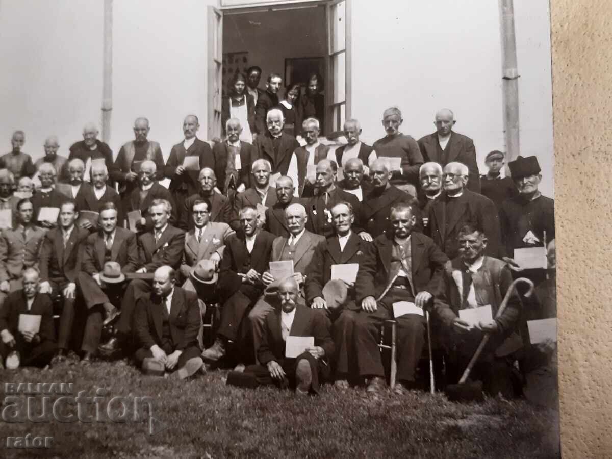 Fotografie veche pe carton - BZNS ? - 6