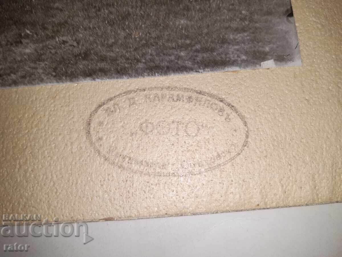 Fotografie veche pe carton - BZNS ? - 7