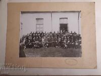 Παλιά φωτογραφία σε χαρτόνι - Β.Α.Σ. (Βουλγαρική Αγροτική Ένωση);