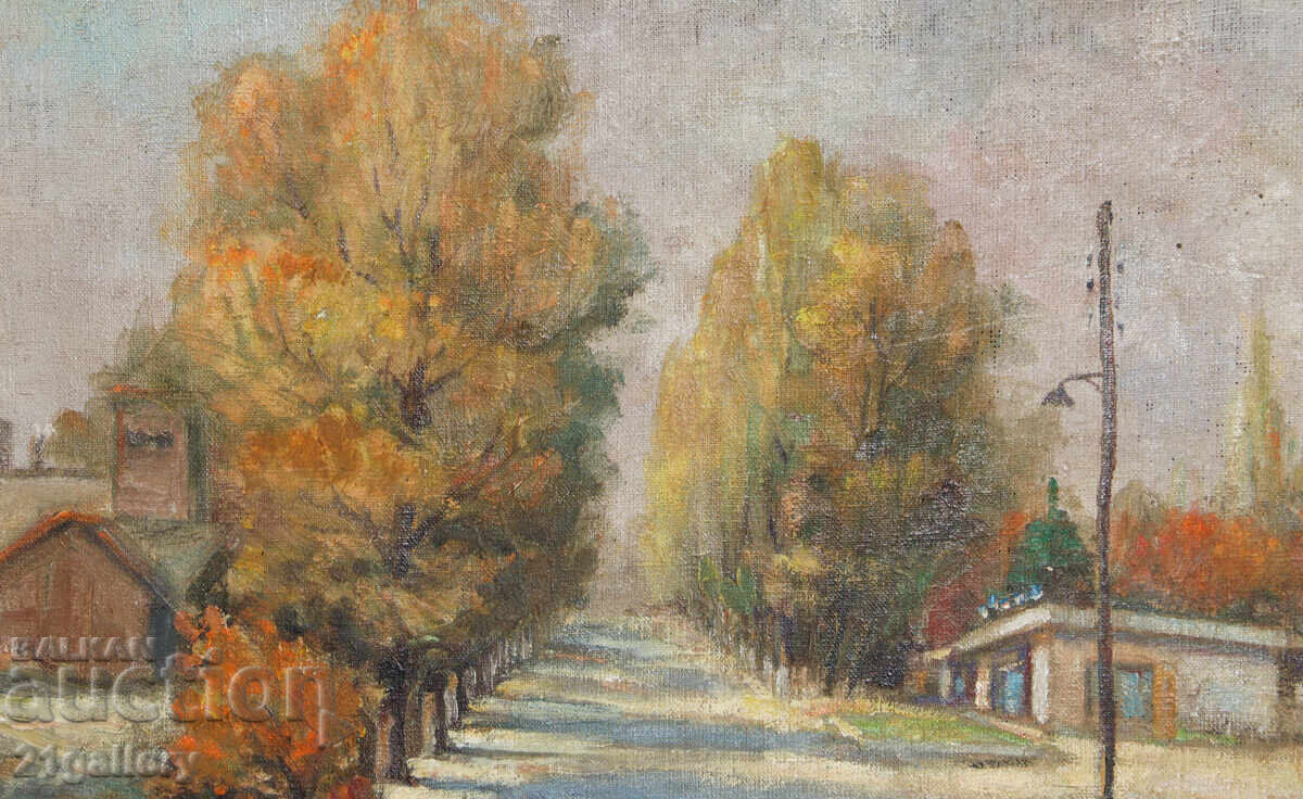 Delivery of Kosta Grekov, Cityscape, Oil Paints Delivery of Kosta Grekov, Cityscape, Oil Paints