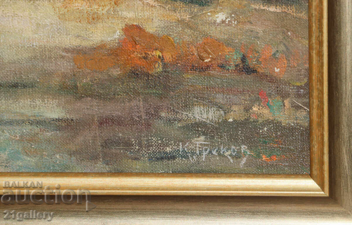 Kosta Grekov, Cityscape, Oil Paints - 6 Kosta Grekov, Cityscape, Oil Paints - 6