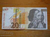 20 tolars 1992 - Slovenia ( VF )