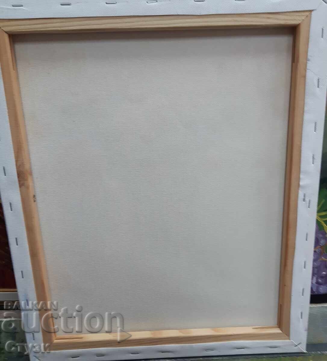 Πίνακας "Βάζο με λουλούδια"2, ακρυλικά χρώματα, 46x38 εκ - 6