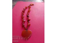 Colier vechi de agat