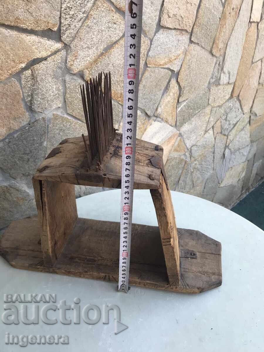 DARAC WOOL PICKER ANTIQUE WOOL PICKER - 5 DARAC WOOL PICKER ANTIQUE WOOL PICKER - 5