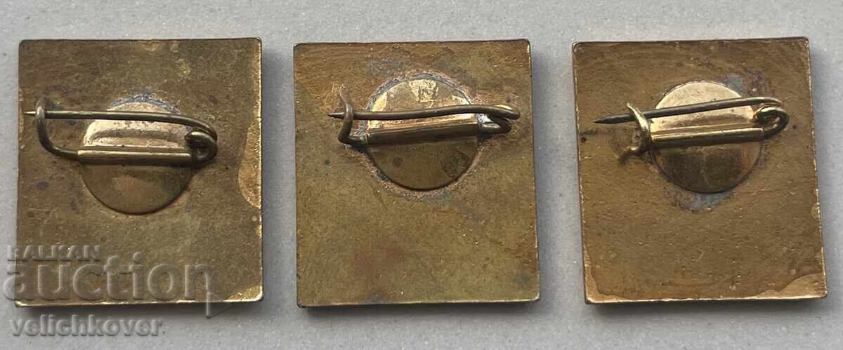 40530 Bulgaria 3 stamps with the coat of arms of the city of Bankya, enamel with price 20.00 BGN | € 10.23 40530 Bulgaria 3 stamps with the coat of arms of the city of Bankya, enamel with price 20.00 BGN | € 10.23